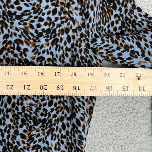 ICHI Ihbarbara V Neck Wrap Dress in Country Blue Womens Size 40 Country Stables - Picture 4 of 8